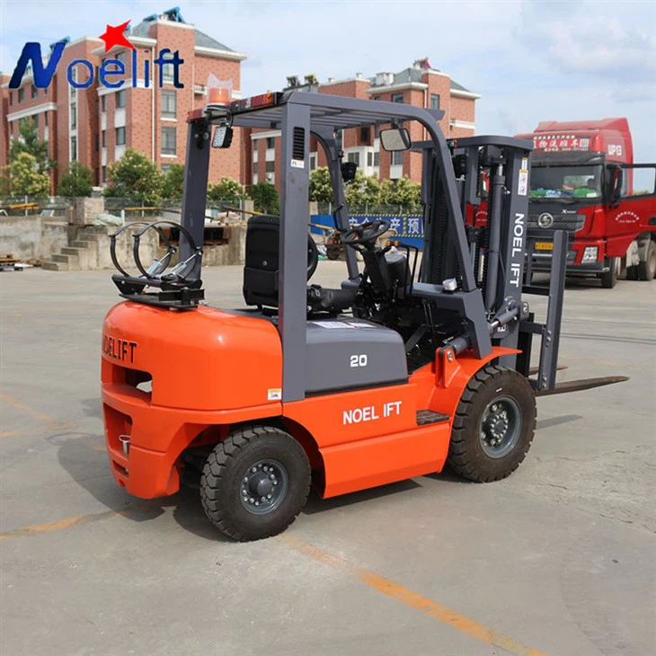 6 meters Height Paper Roll Handling gasline Forklift